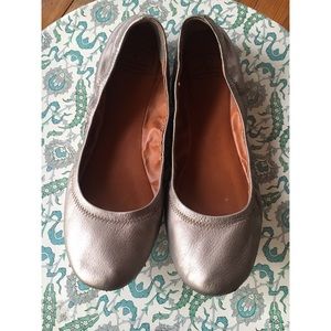 Lucky brand metallic flats